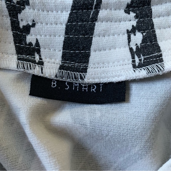 B. Smart Size 8 Black and White Patterned Dress - Picture 9 of 10